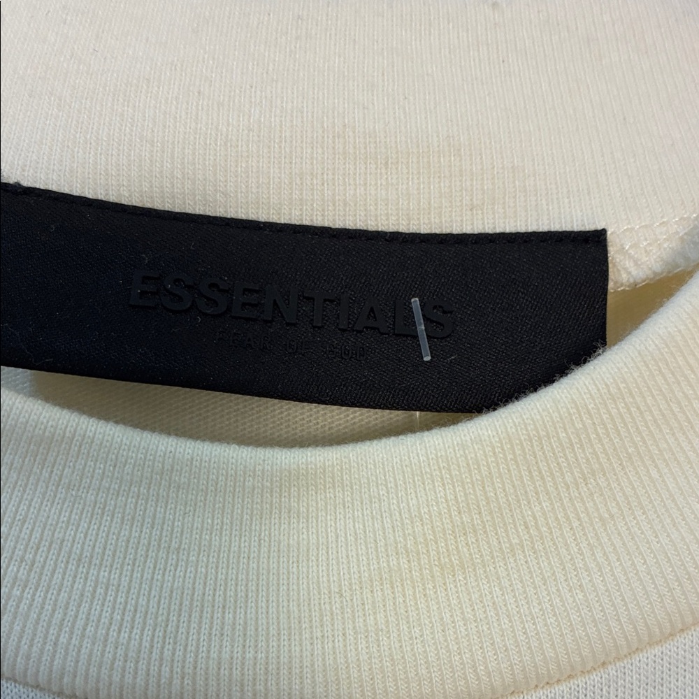 Essentials Womens Short Sleeve Maxi Dress in Cream with pockets - Picture 3 of 12